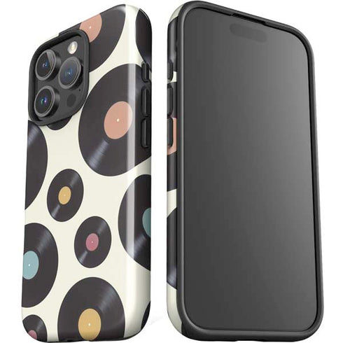 Colorful Records iPhone 16 Pro Impact Case